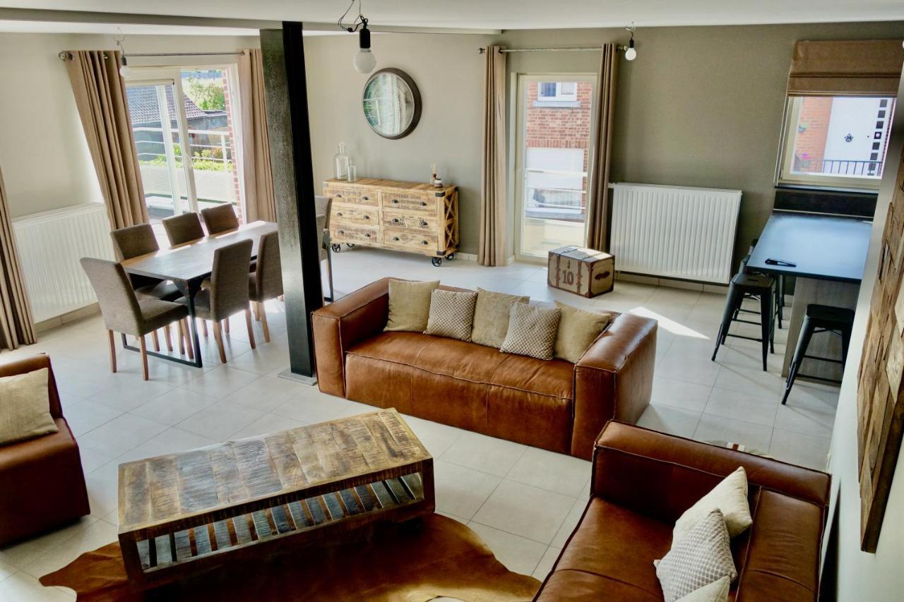 Loft En Duplex Avec Terrasse 3 Chambres Proche Pairi Daiza Монс Экстерьер фото