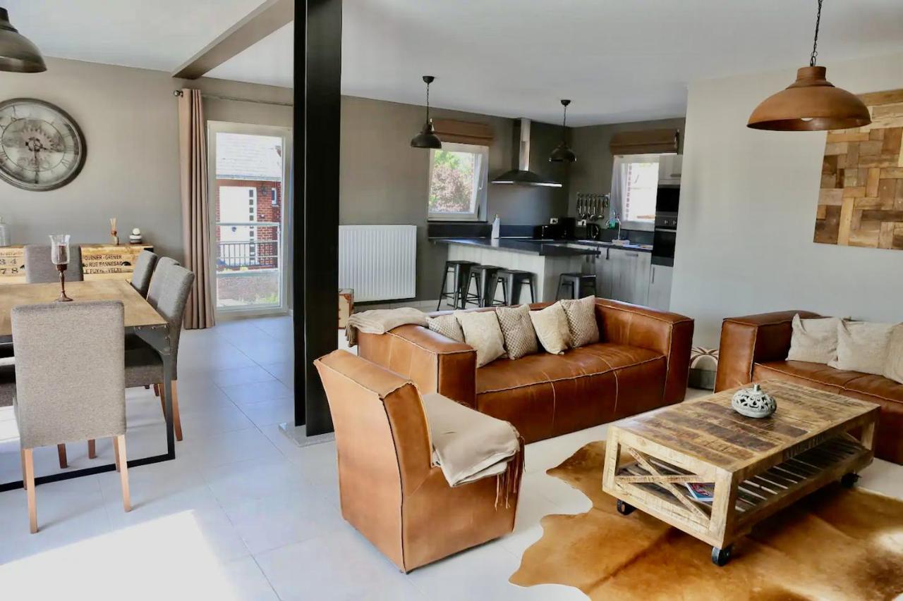 Loft En Duplex Avec Terrasse 3 Chambres Proche Pairi Daiza Монс Экстерьер фото